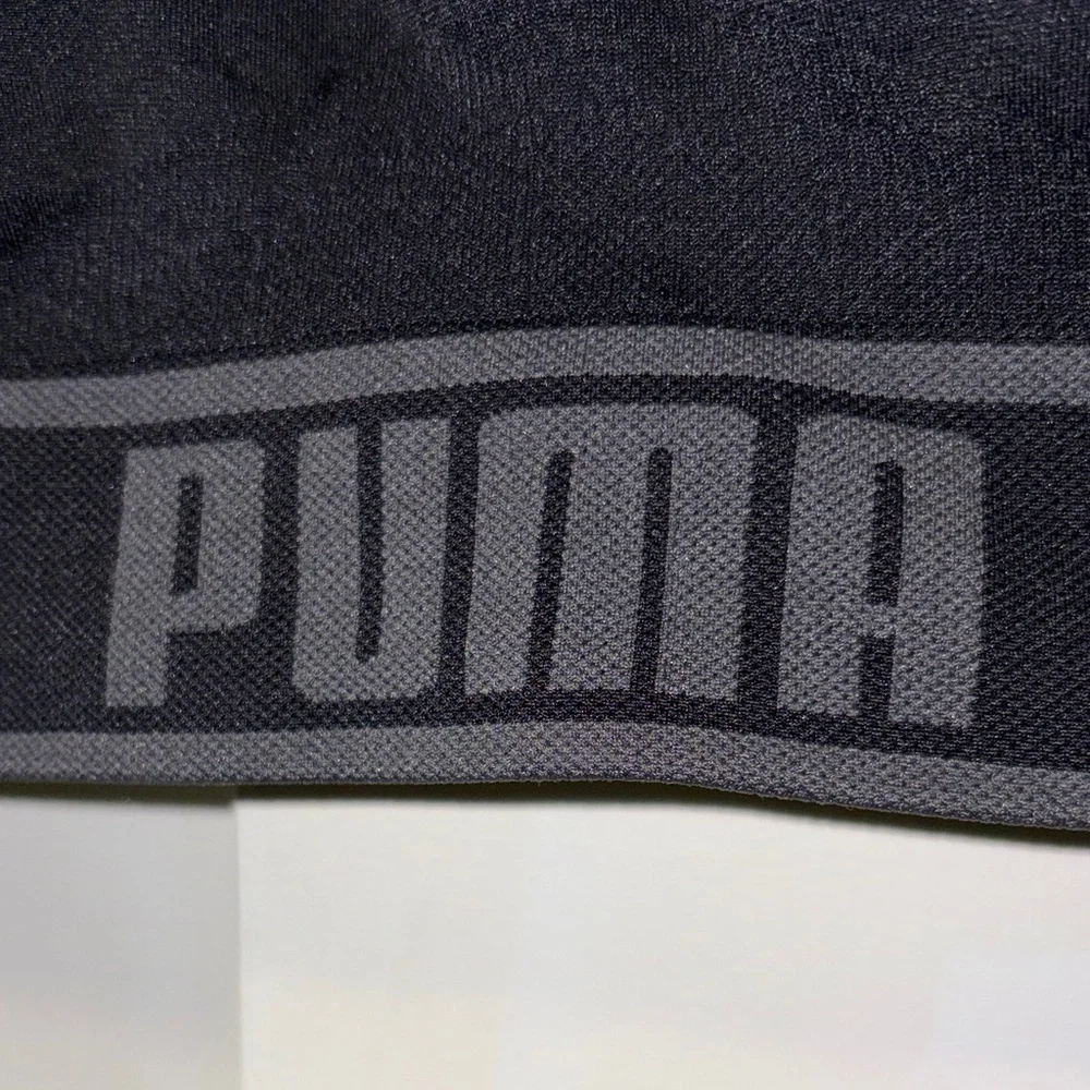 PUMA Women's Black Strappy Sports Bra - Picture 3 of 7